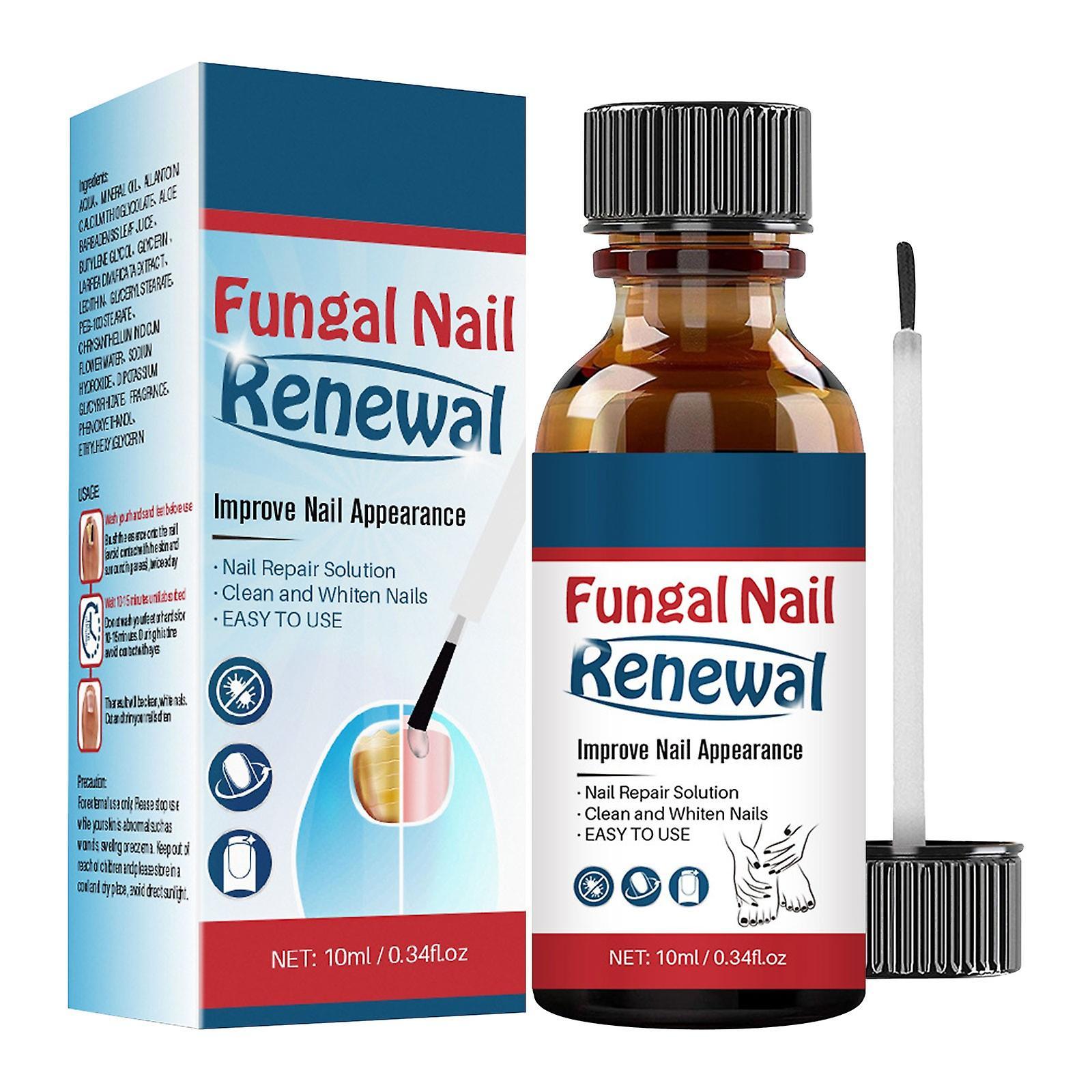 Fruushop Nail Toenail Extra Strong Nail Repair Set Fingernail Toenail Care Fix  Damaged Broken Nail Repair 10Ml A