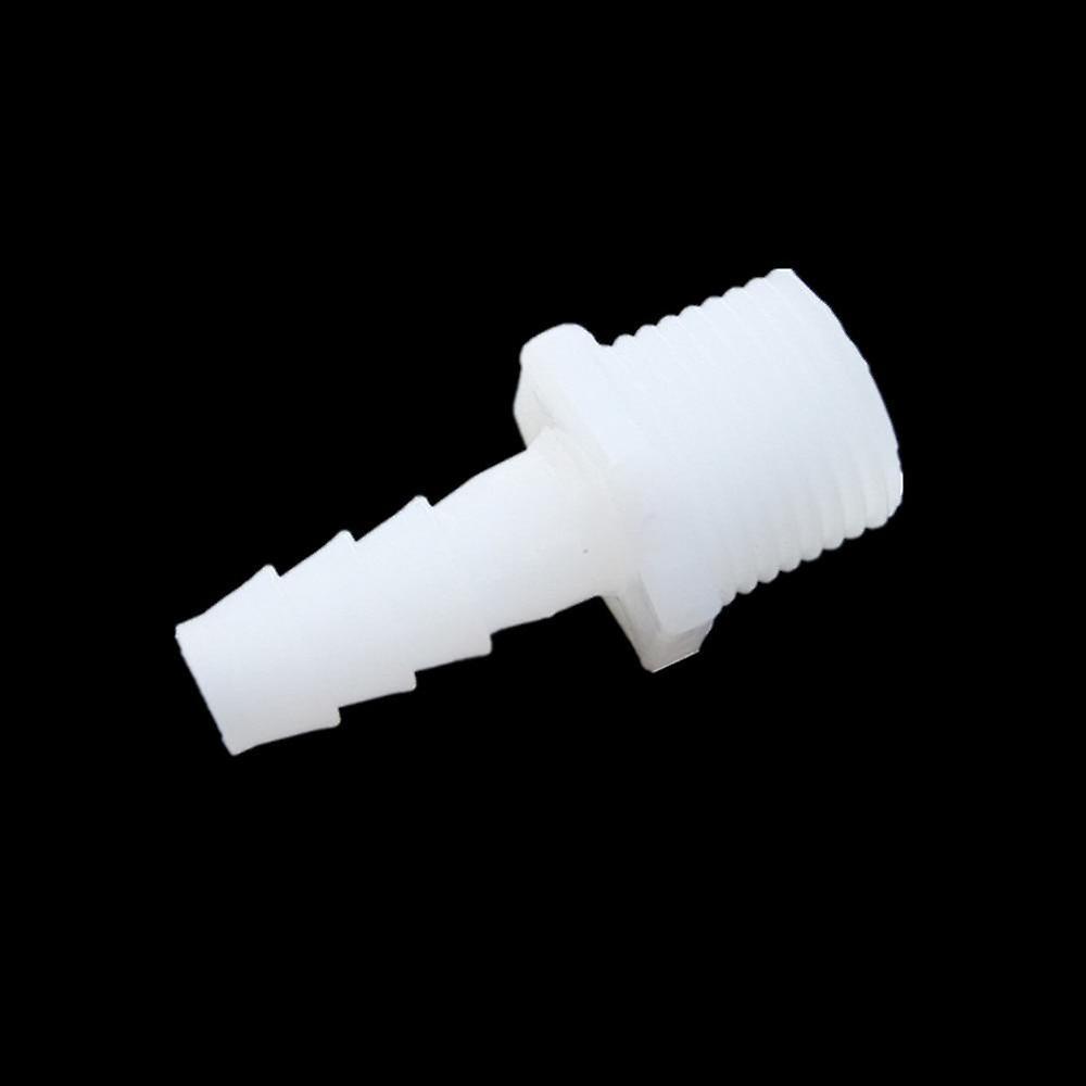 Slowmoose Plastic Pipe Fitting Hose Barb Tail Bsp Male Connector Joint Copper Adapter 1/4"