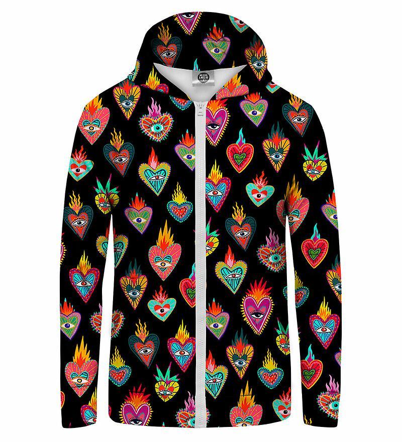 Mr Gugu & Miss Go Mr. GUGU & Miss GO Mexican hearts Zip Up Hoodie black XL