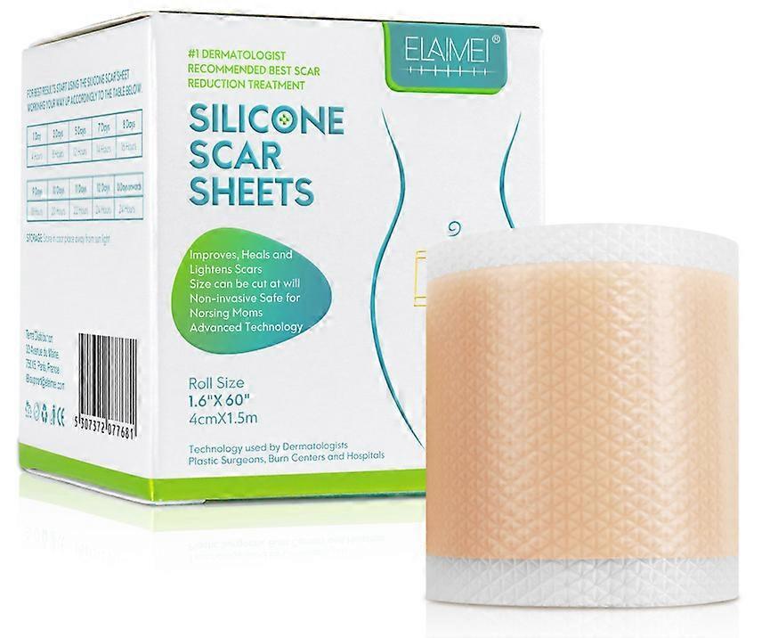 Lycxames 3M Silicone Plasters for Scars, Professional for Surgeries, Burns, Keloid, Acne