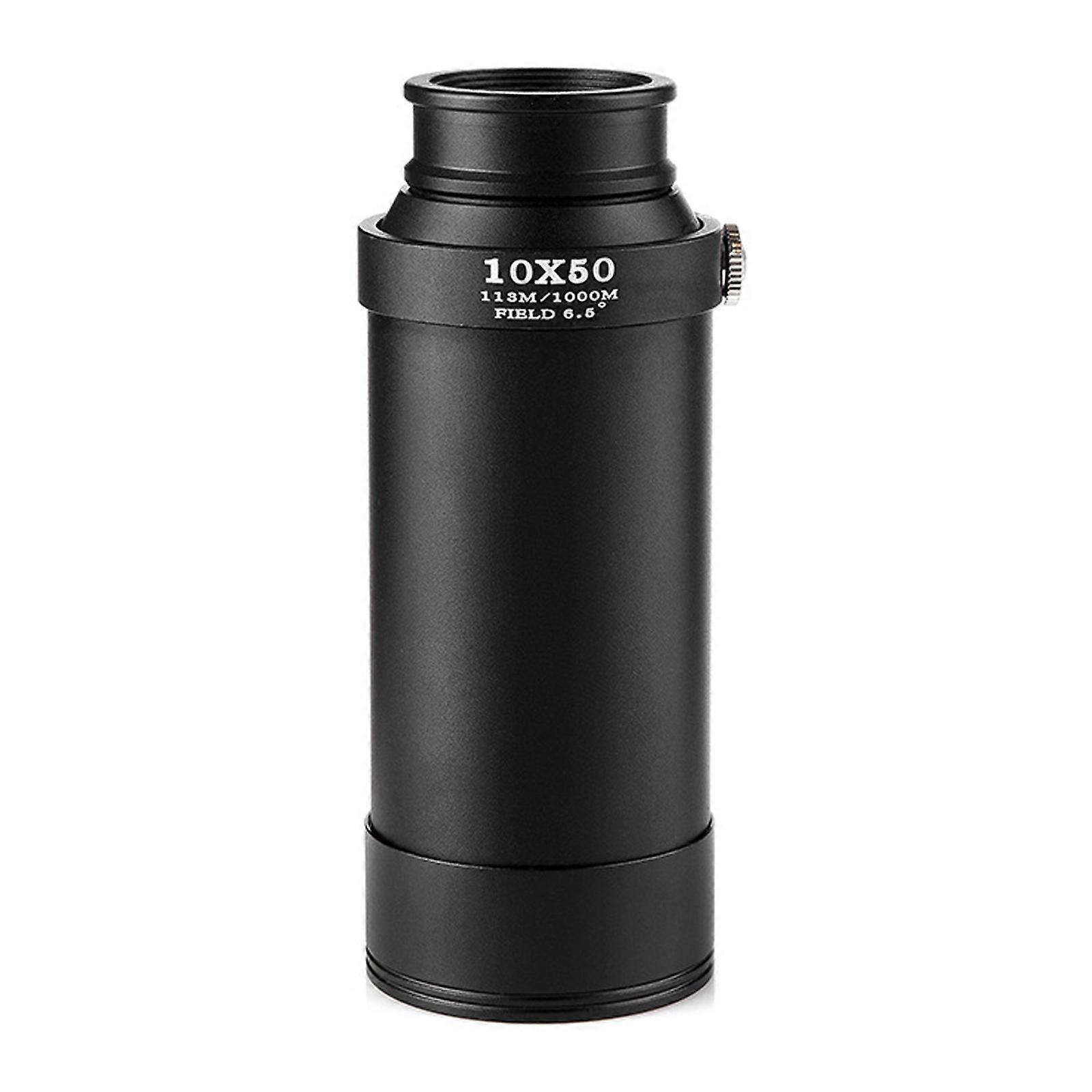 unbrand Monocular Telescope 10X50 High Power BAK4 Prism & FMC Lens For Hiking Hunting Black