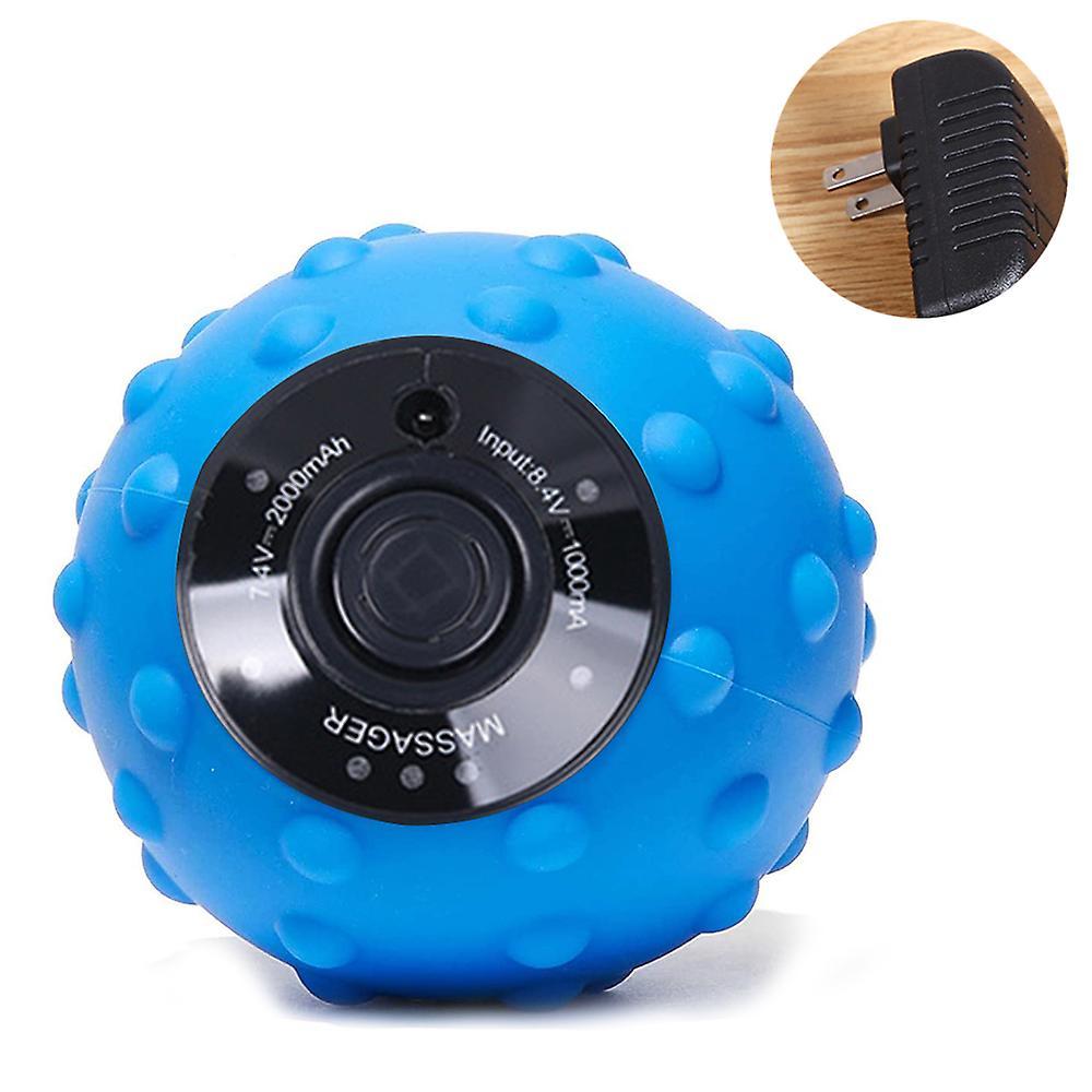 Jasmine 4-speed Vibrating Massage Ball Roller ,rechargeable For Deep Tissue