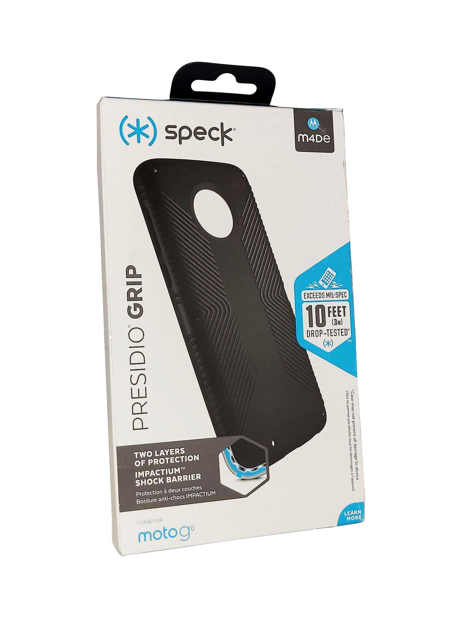 Speck Presidio Grip Case for moto g6 - Black