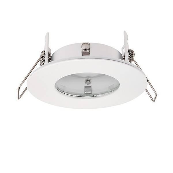 Saxby Lighting Speculo LED Fire Rated 1 Light Bathroom Recessed Light Matt White, Glass IP65