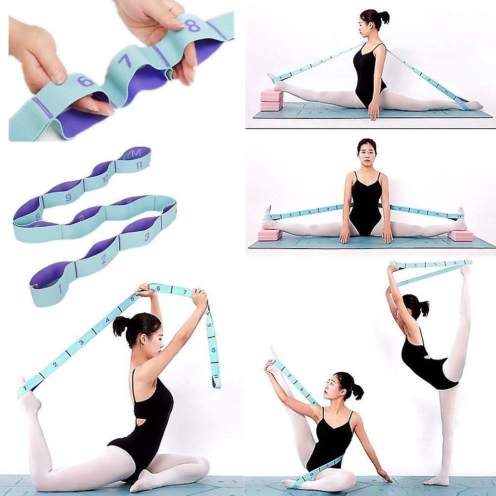 Woow Exercise Bands Latin Elastic Bands Yoga Stretching Strap Resistance Bands for Dance,Gymnastics,Workout, Pilates Stretch band for Physical Therapy