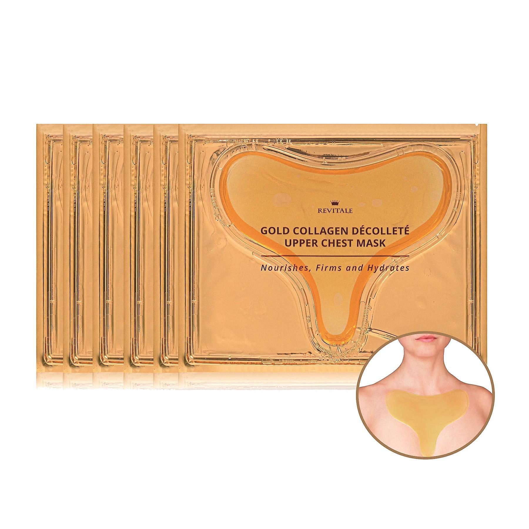 Revitale Gold Collagen Décolleté Upper Chest Mask (6 Pack)