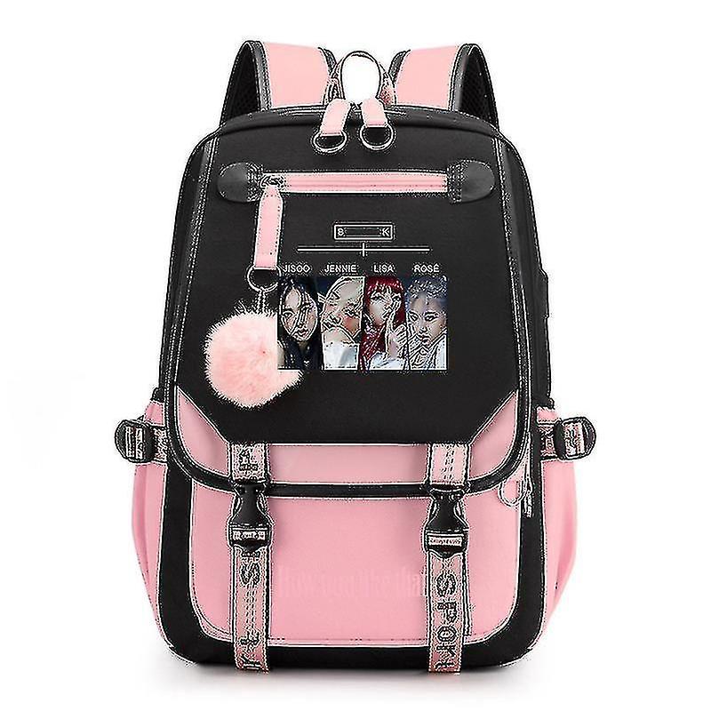 Jsyg Blackpink Roseanne Park Lisa Kim Ji Soo With Starry Shoulder Bag Backpack Korean Usb. black powder girl new