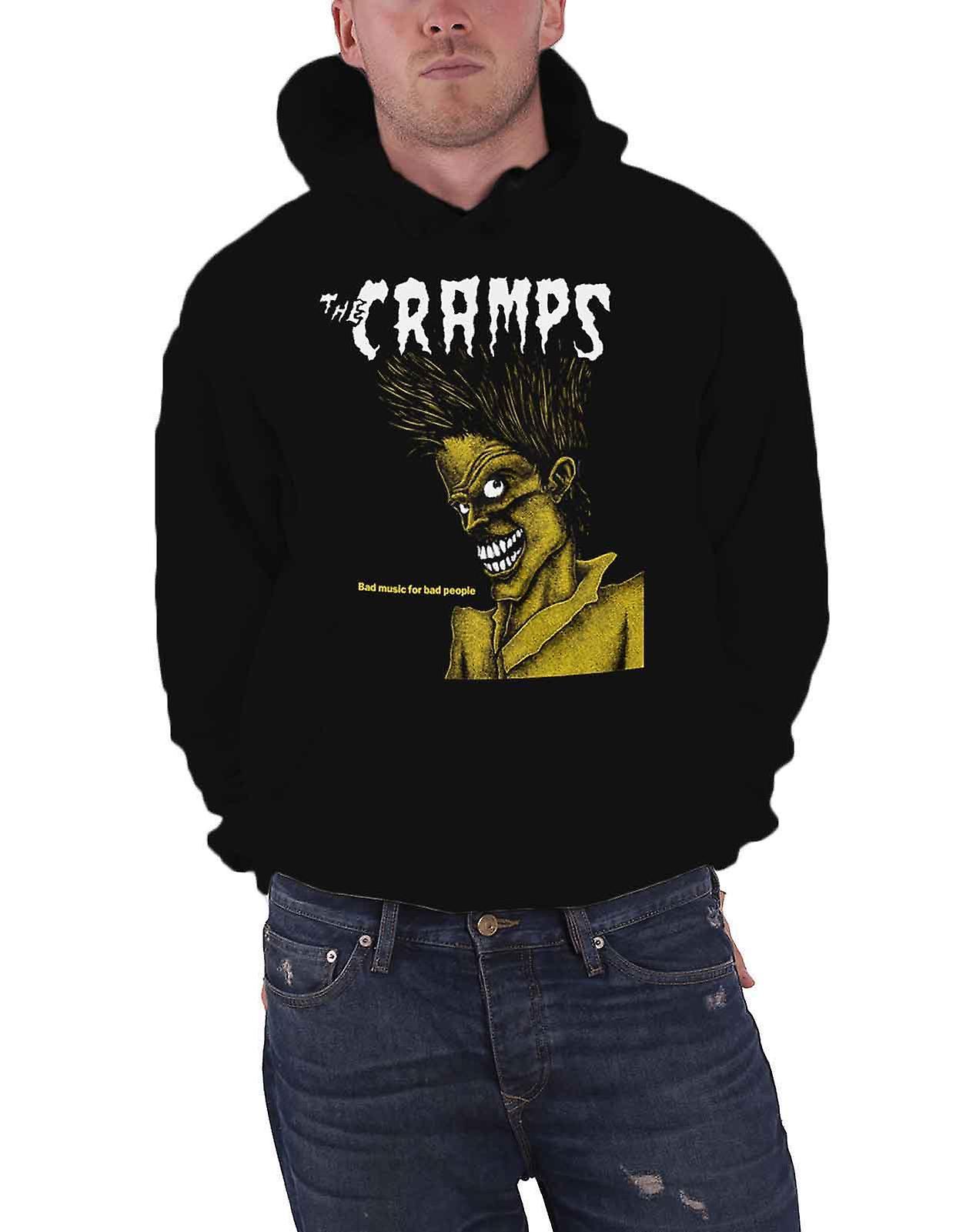 The Cramps Bad Music For Bad People Pullover Hoodie Black M