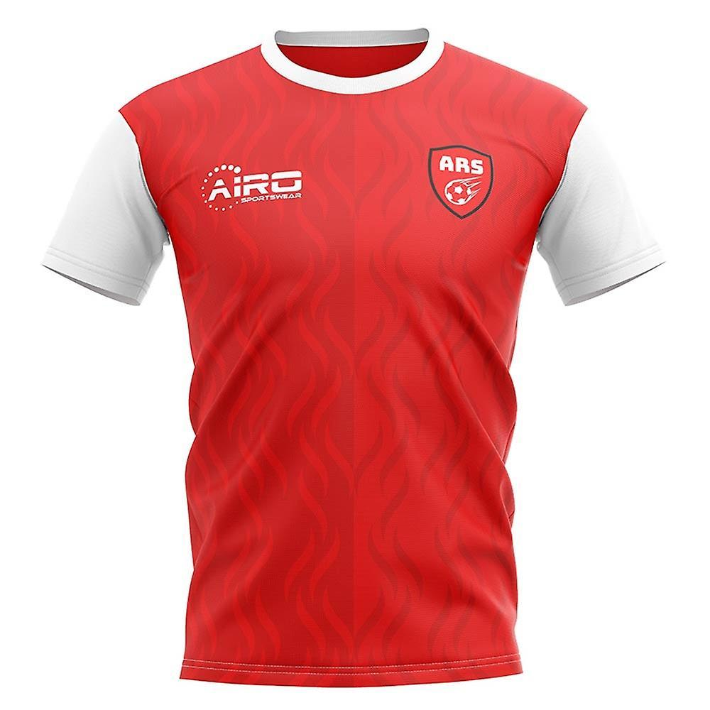 Airo Sportswear 2024-2025 North London Home Concept Football Shirt - Kids Yellow MB 27-29 inch Chest (69/75cm)