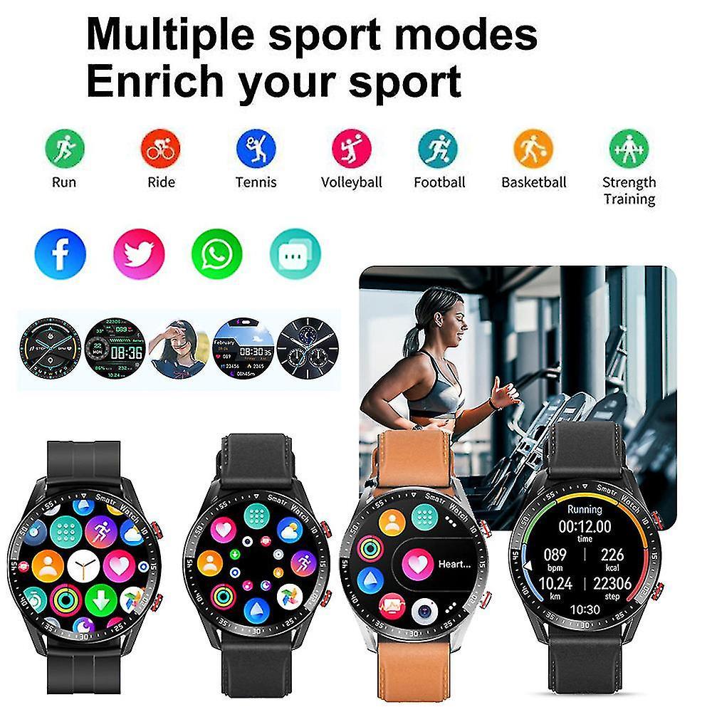 Shinestar Smart Watch, 1.28" Full Touch Screen Smart Watch For Android & Ios Phones With Heart Rate & Blood Oxygen Monitor, Multiple Sport Modes, B...