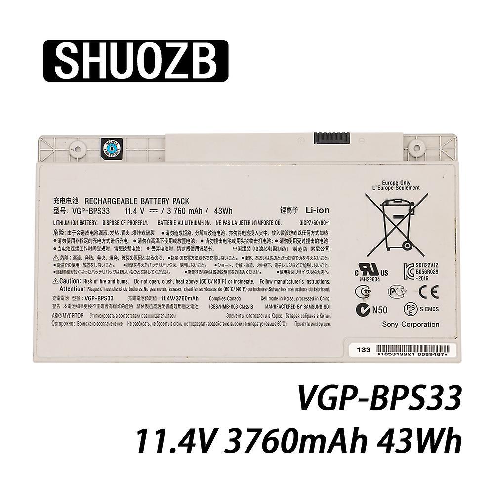 Dinoply Vgp-bps33 Laptop Battery For Sony Vaio Svt-14 Svt-15 T14 T15 Bps33 Svt1511m1e Svt14126cxs T14118cc Touchscreen Ultrabooks 11.4v