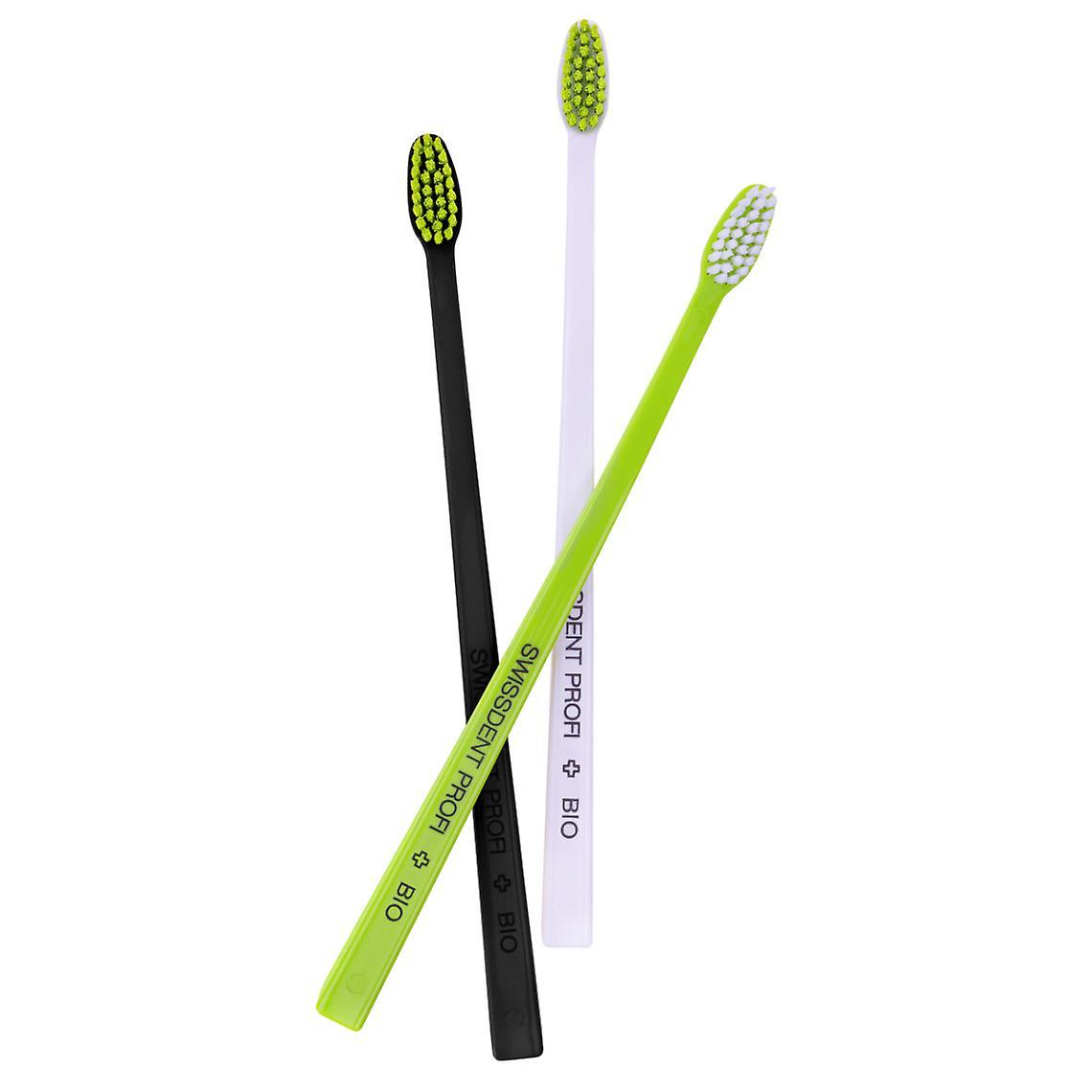 Swissdent Box Of Triple Organic Toothbrushes