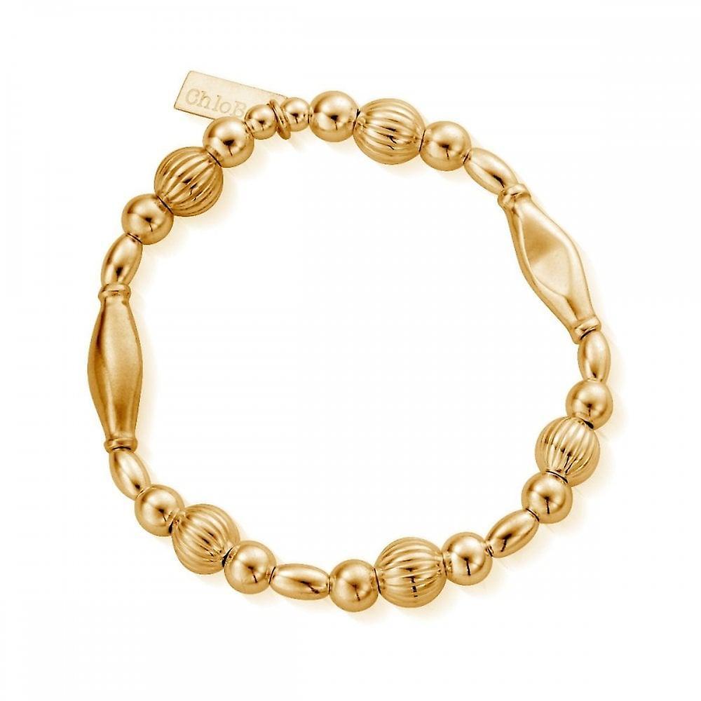 Women's ChloBo Gold Chunky Pumpkin Filler Bracelet GBCHPUMP