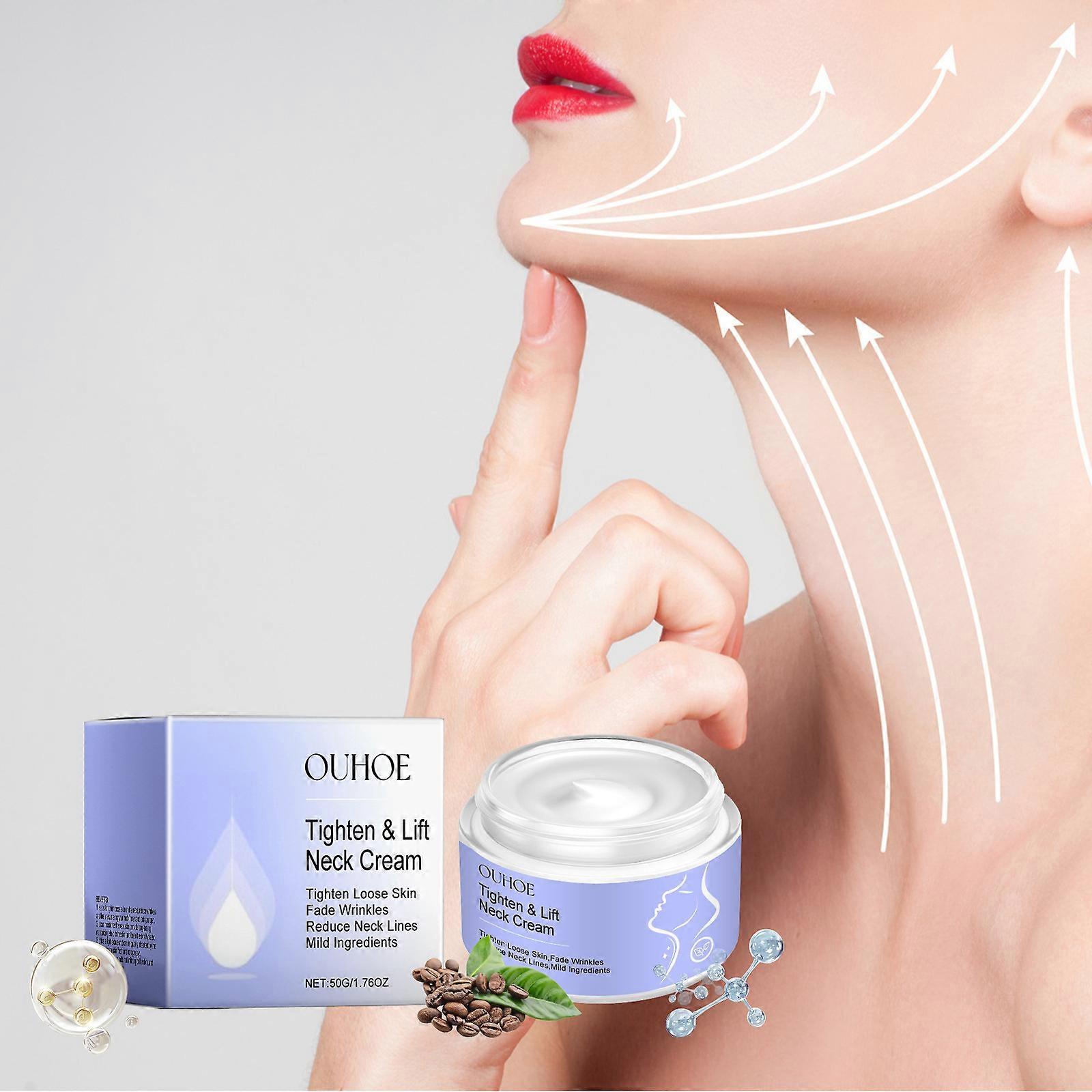 Unbrand 2024 New Tighten & Lift Neck Cream, Neck Firming Cream, Double Chin Eliminator, Tightening & Lift Neck Fine Lines, Anti-Aging Neck Cream 3pcs