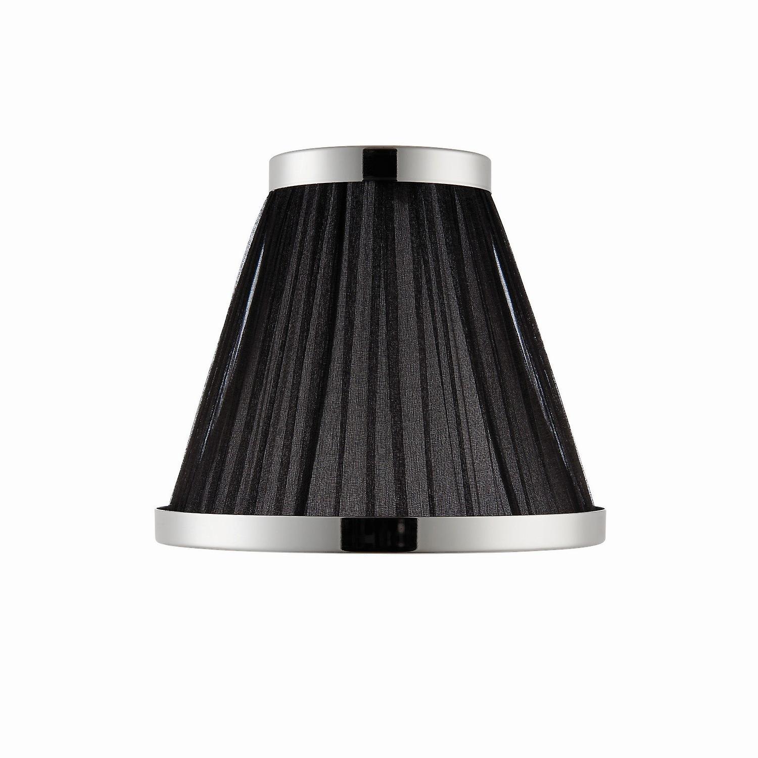 Interiors 1900 Lighting Suffolk Black And Nickel Six Inch Shade, E14