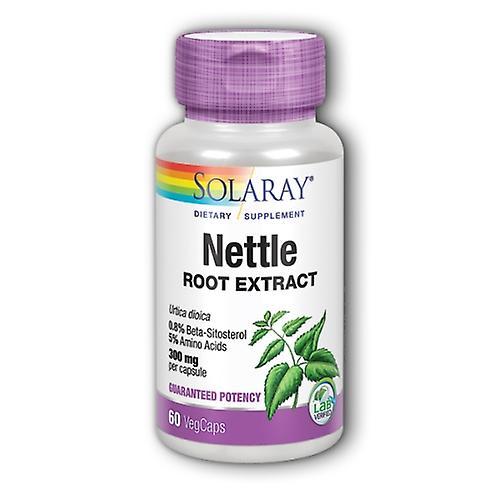 Solaray Nettle Root Extract, 300 mg, 60 Caps (Pack of 1)