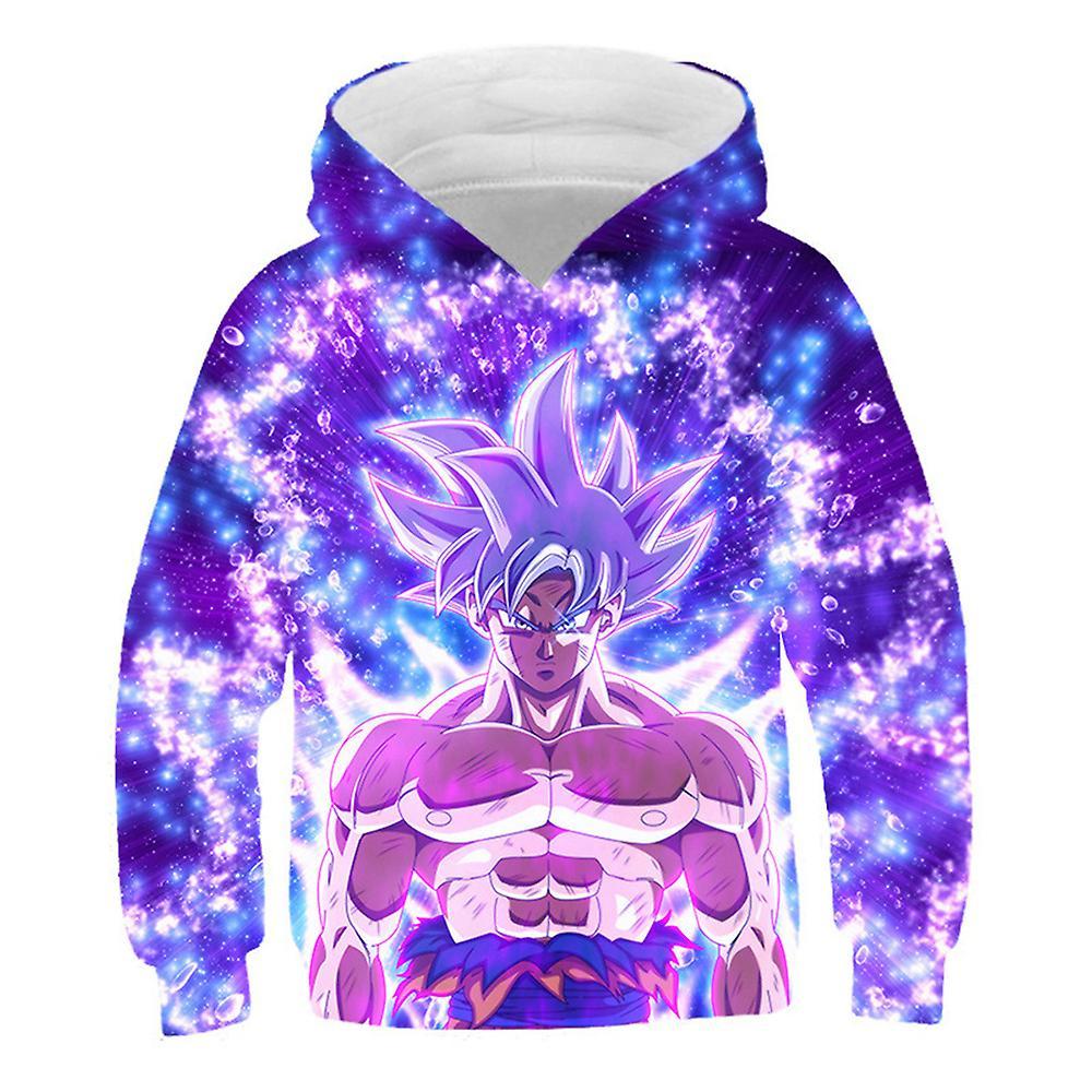 Sevenday Dragon Ball Hoodie Kids Boys Girls Long Sleeve Hooded Sweatshirts Pullover Sports Tops Gifts 5-10 Years B 7-8 Years