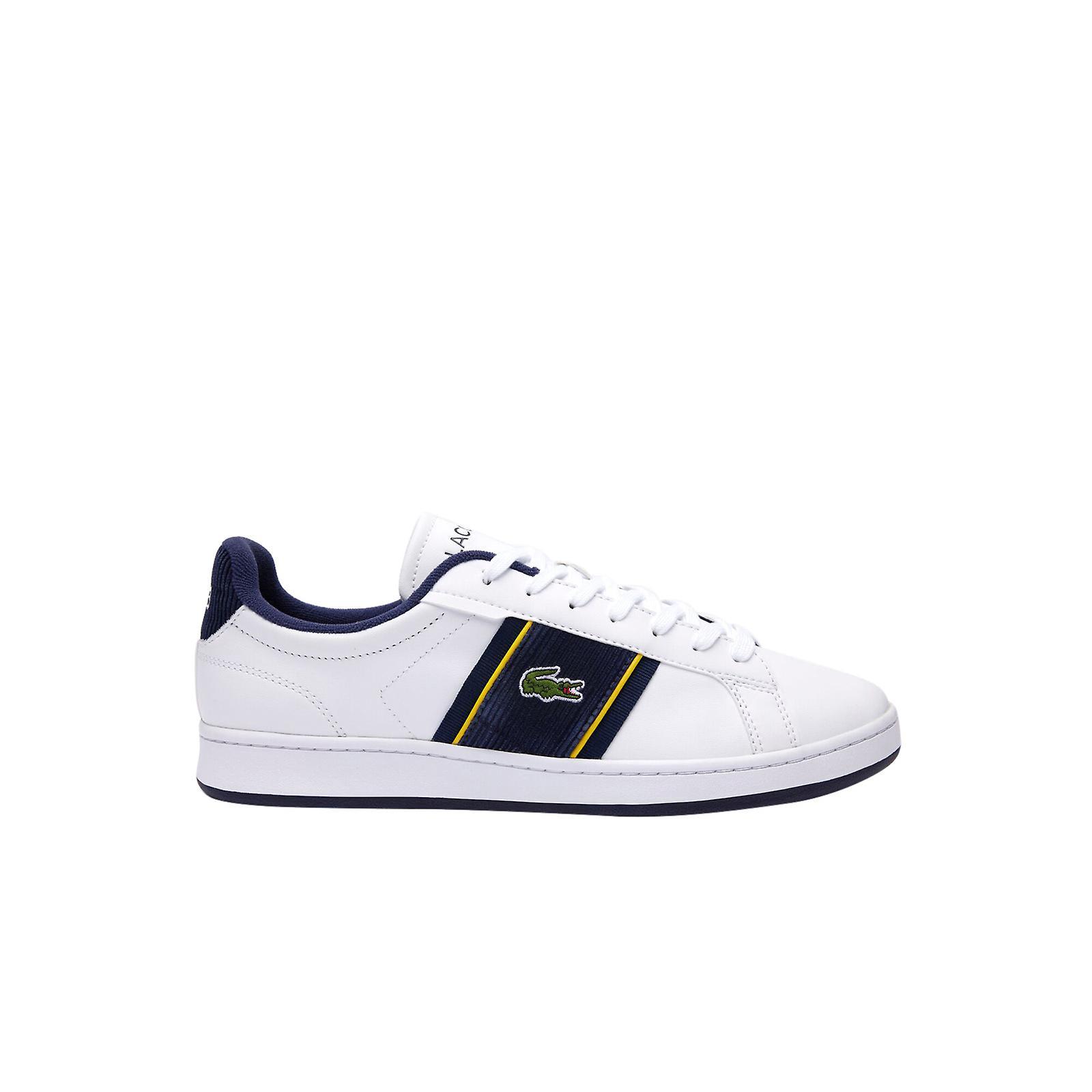 Lacoste Adult Mens Carnaby Pro Cgr 2231 SMA Lifestyle Sneakers White Navy US 10.5