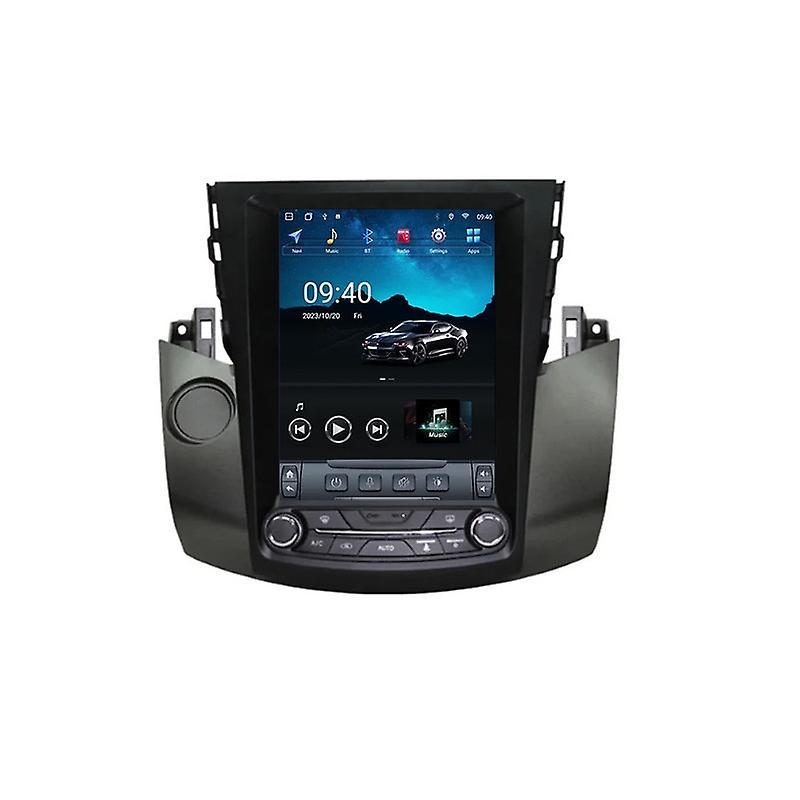 JIULUNET Car Radio Carplay For Toyota RAV4 2009-2012 Stereo 9.7 Inch Tesla Multimedia Navigation Player Video