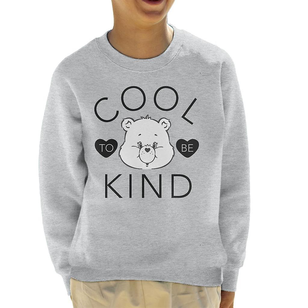 Care Bears Tenderheart Bear Cool To Be Kind Kid's Sweatshirt Heather Grey Medium (7-8 yrs)