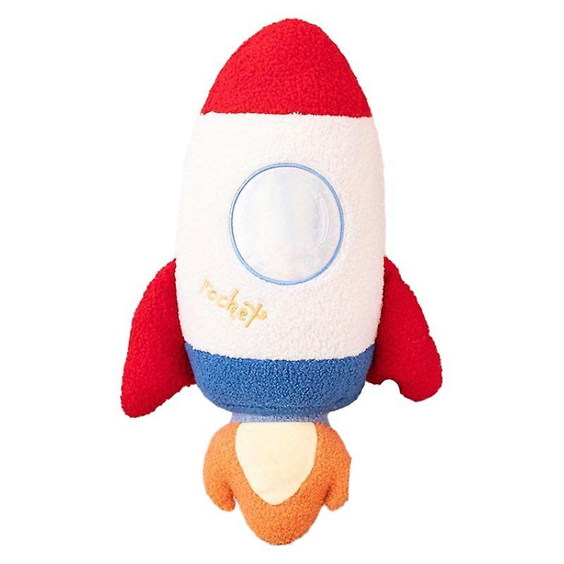 Wfuo Astronaut Doll Plush Toy Rocket Pillow Aircraft Cushion Study Decoration Children's Birthday Gift