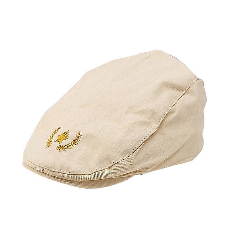 Slowmoose Baby Cotton Linen Handsome Cap, Beret Elastic Kids Hat Beige star