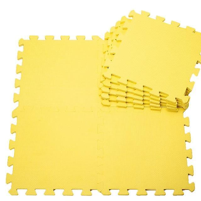 Slowmoose Baby Eva Foam Puzzle Play Mat - Interlocking Exercise Floor 16pcs 30x30cm / yellow