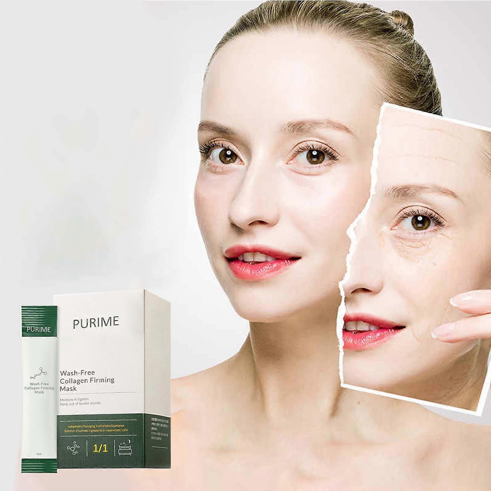 Flye PuriMe Collagen Good Night Gel Mask No-wash Moisturizing Moisturizing Cleansing Mask 80ml A