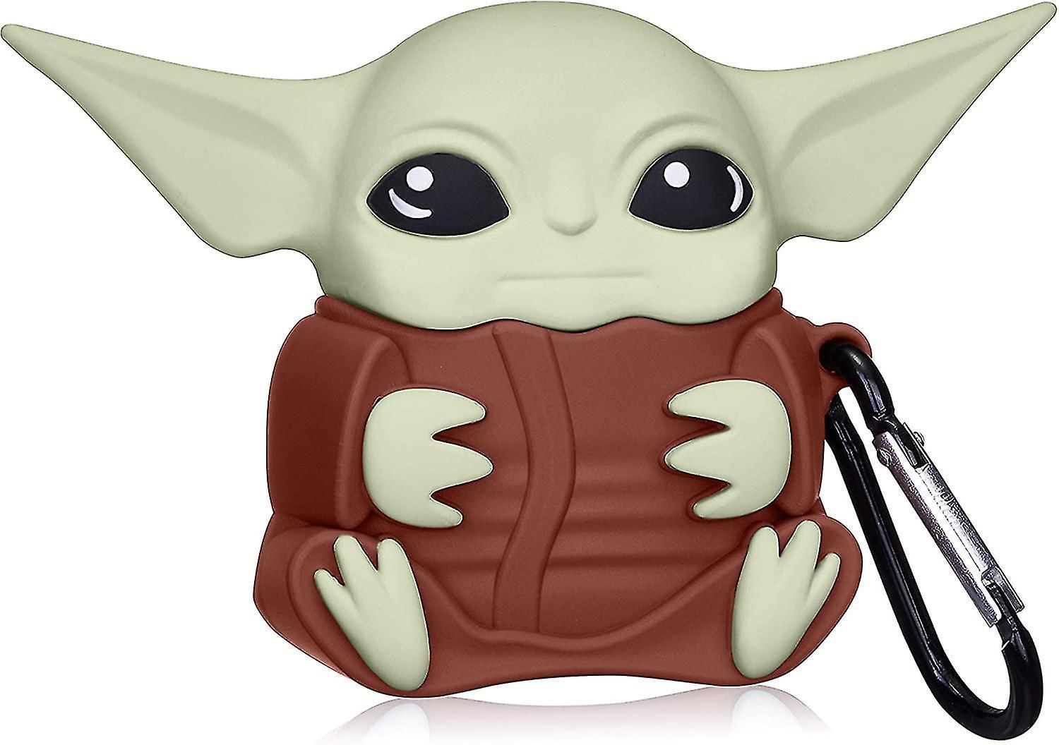 Heytea New Yoda For Airpod 1/2 Case, Cartoon Cute Fashion Cool Silicone Design Character Cover, Unique Stylish Kawaii Funny Fun Protective Shell Gi...