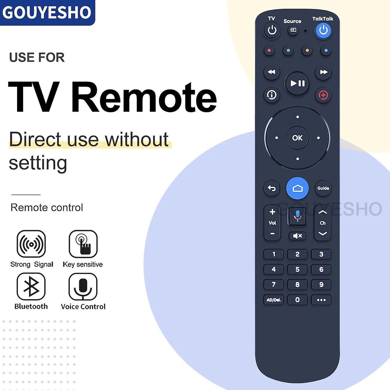 Scitoo New RC4083802/01BR Remote Control for TALK TALK TV Hub | Smart TV Box | Android TV Box