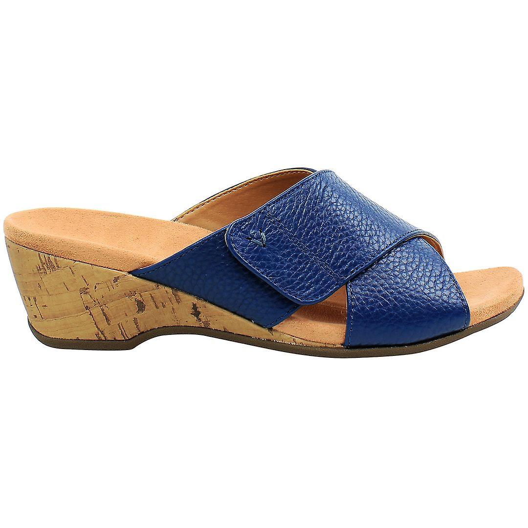 Vionic Luelle Slip-On Blue Smooth Leather Womens Sandals I0918L2401 UK 5.5 EU 38.5 US 8