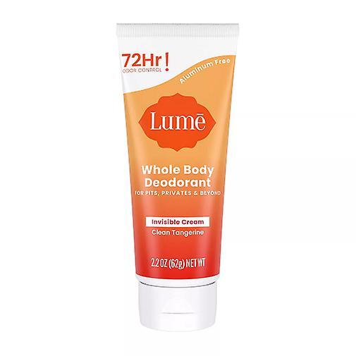 Lume Whole Body Deodorant Invisible Cream Clean Tangerine Scent