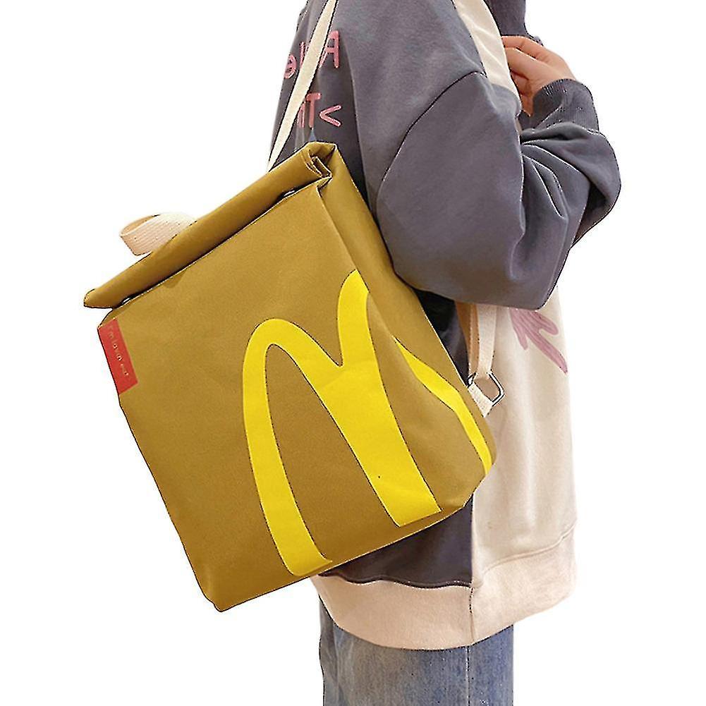 Mingerda Personalized McDonald's/Salems goddess print backpack anti-theft unisex short travel bag MCD