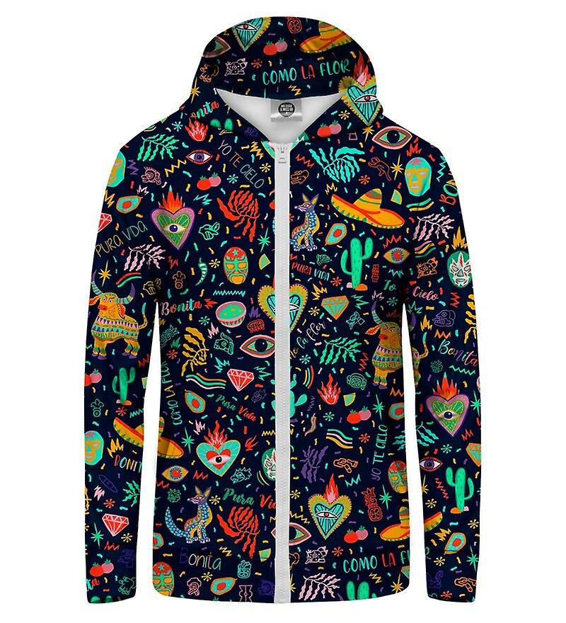 Mr Gugu & Miss Go Mr. GUGU & Miss GO Colorful mexico Zip Up Hoodie black S