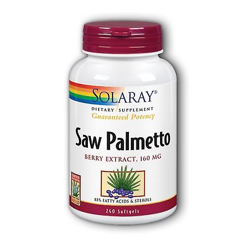 Solaray Saw Palmetto Berry Extract, 160 mg, 240 Softgels (Pack of 1)