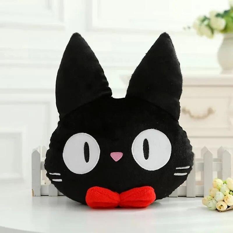 Begleri Kawaii Cute Totoro Plush Pillow Stuffed Kiki Totoro Toy Japanese Anime Figure Soft Doll Home Soft Decor Throw Pillow Cushion black 30x27cm ...