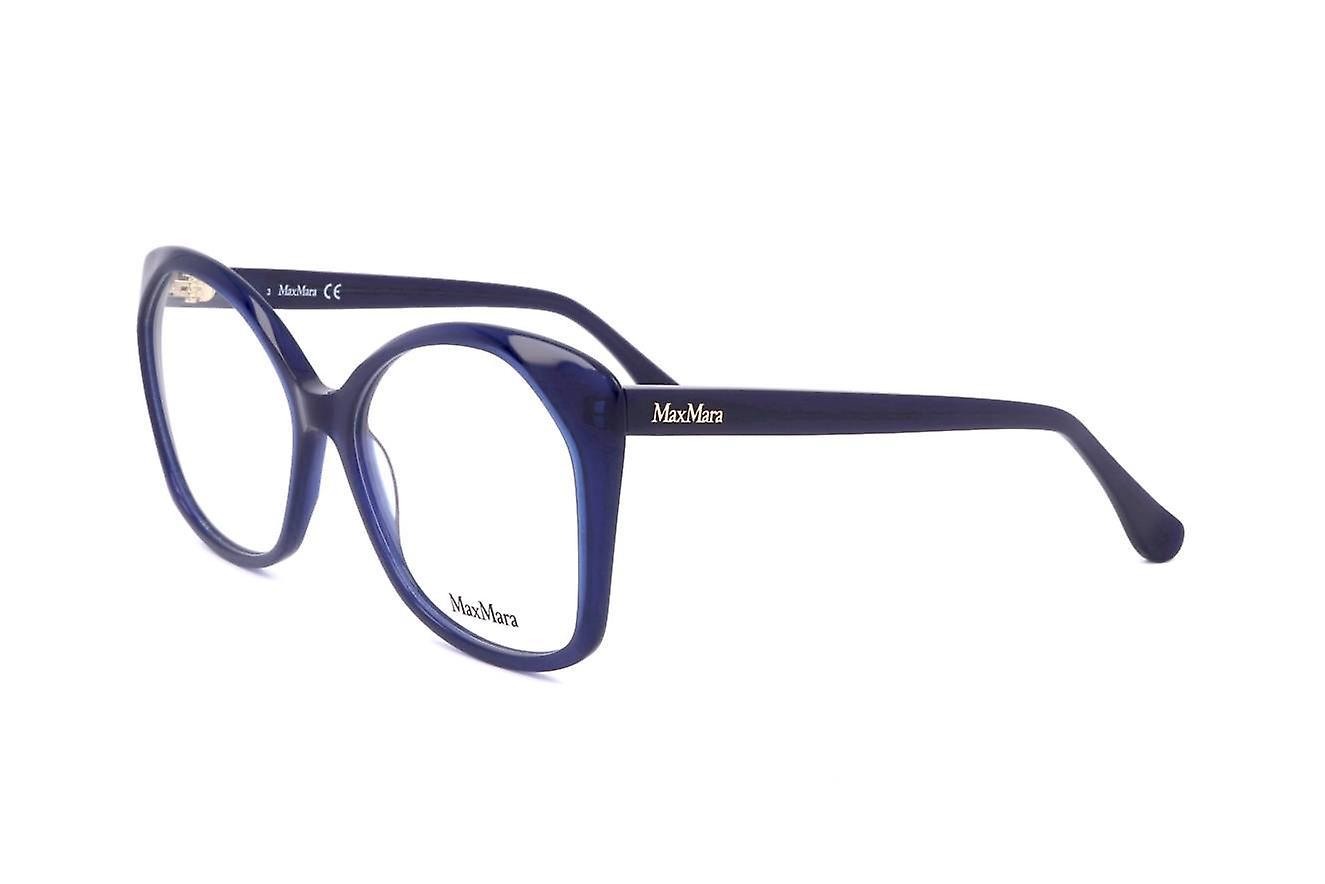 Max Mara Eyewear Frames MaxMara MM5029 090 SHINY BLUE 57/16/140 WOMAN 57 mm