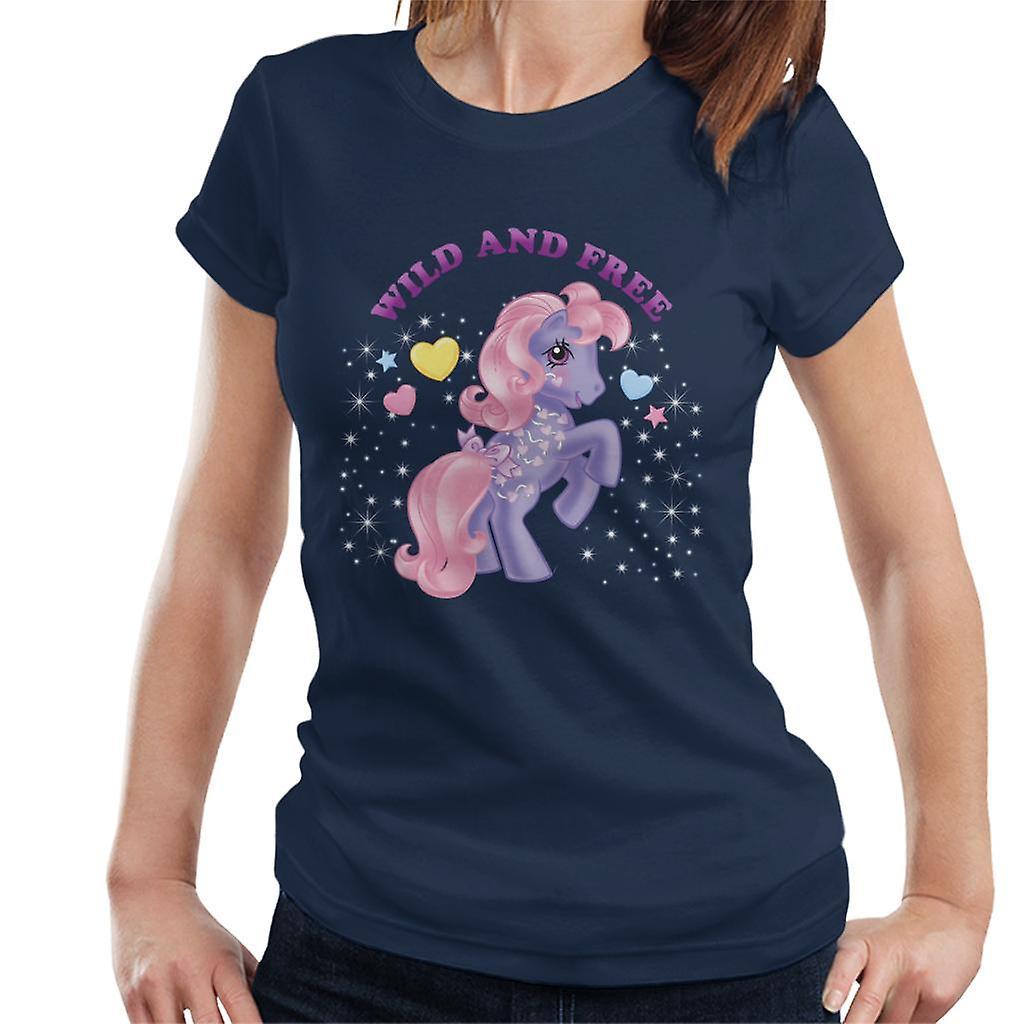 My Little Pony Wild And Free Women's T-Shirt Navy Blue Small