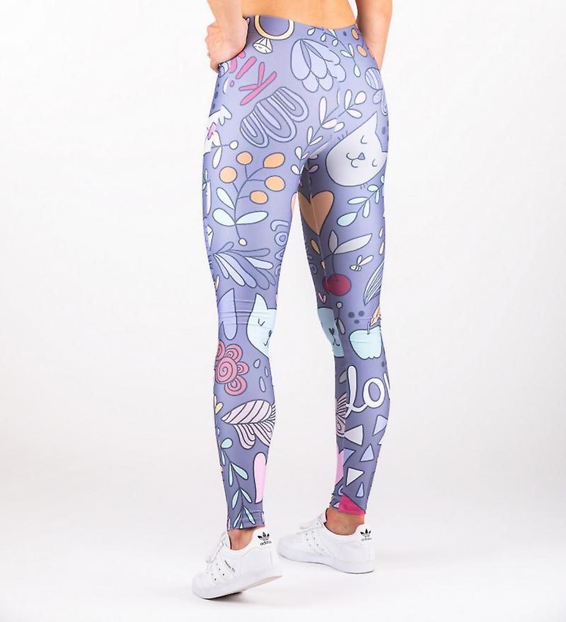 Mr Gugu & Miss Go Mr. Gugu Miss Go Romantic Cats Leggings M