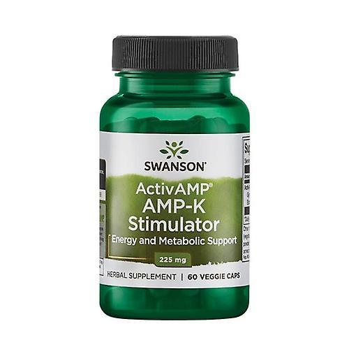 Swanson Ultra ActivAMP AMP-K Stimulator 60 vegetable capsules of 225mg