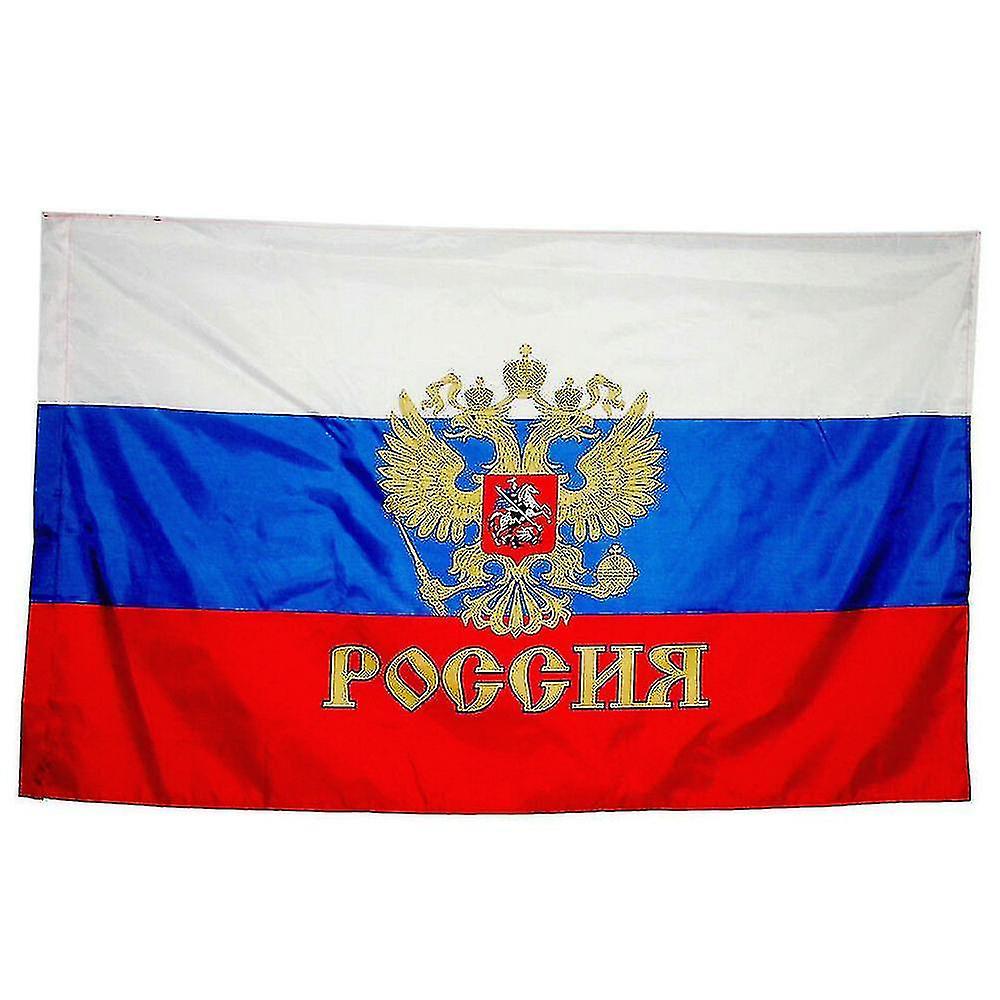 Skwtlv 1mor  Russian Federation Flag 90x150cm National Emblem Of Russia Eagle Empire Cccp For Ussr Festival