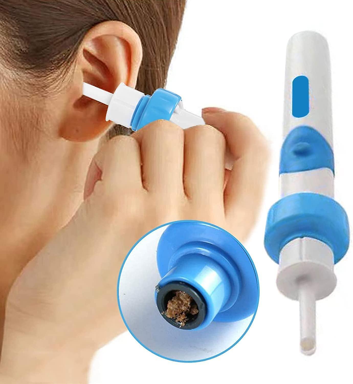 Lertenys Portable Comfortable Efficient Automatic Electric Vacuum Soft Ear Pick Ear Cleaner Easy Earwax Remover For Adults Kids