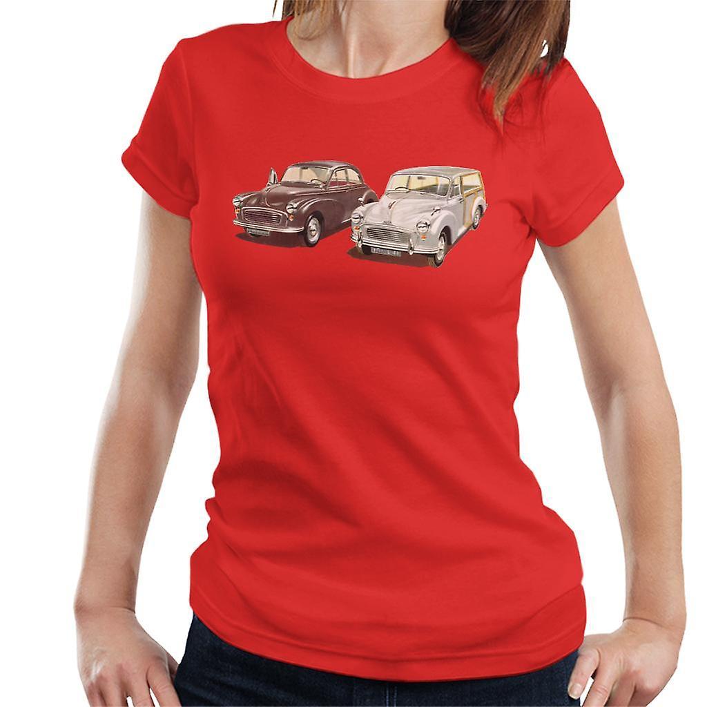 Morris Minor Classic British Motor Heritage Women's T-Shirt Red XX-Large