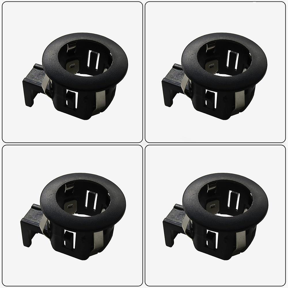 Heedy 4pcs Retainer Parking Sensor No2 89348-33060 For Toyota Lexus/camry/reiz/mark X/sienna/previa/targo/land Cruiser/prado/sequoia Black