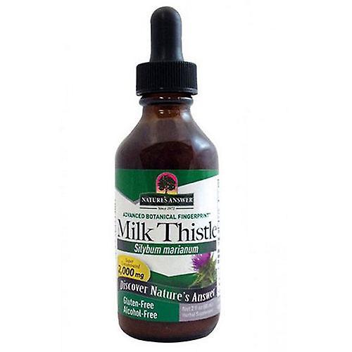 Nature's Answer Milk Thistle Seed, Alcohol Free 2 Oz (Pack of 1)