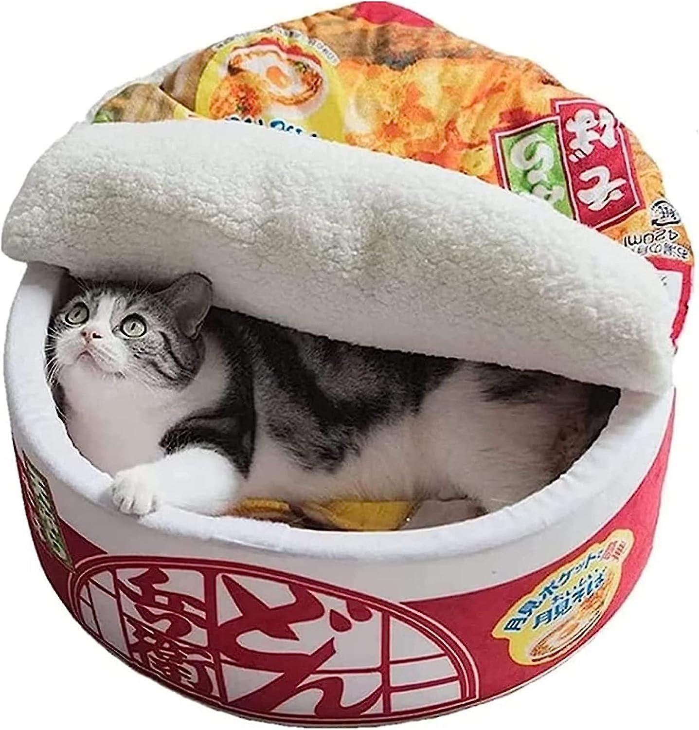 Ruitong Ramen Noodle Dog & cat Bed with Removable Washable Cushion 50*20CM