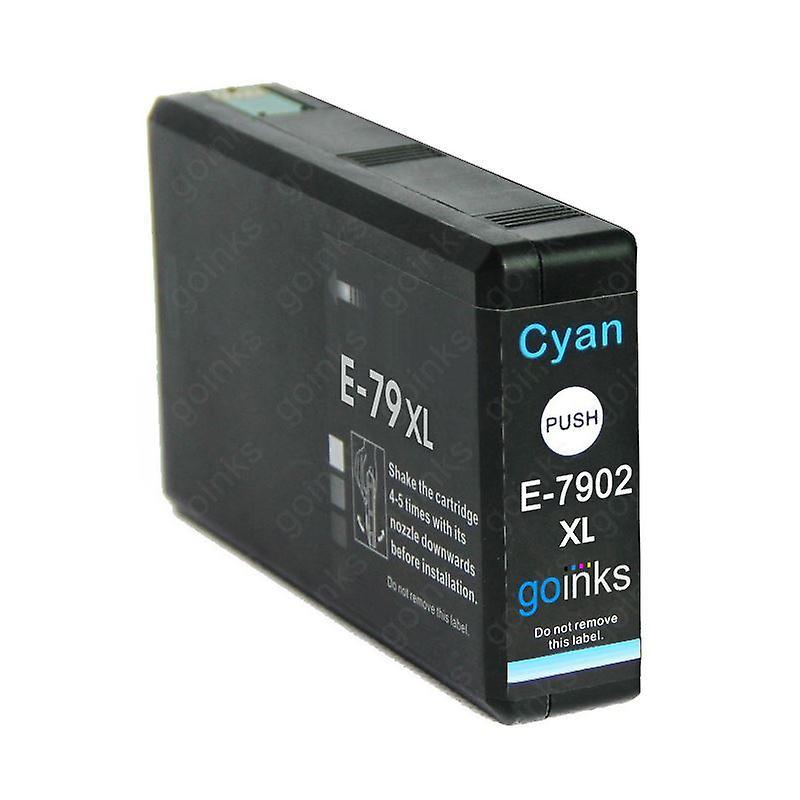 1 Cyan Ink Cartridge to replace Epson T7902 (79XL Series) Compatible/non-OEM from Go Inks