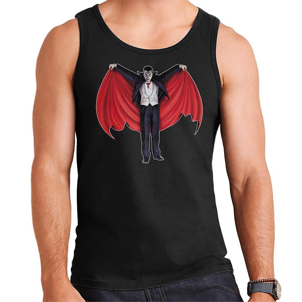 Dracula Cape Full Men's Vest Black X-Large