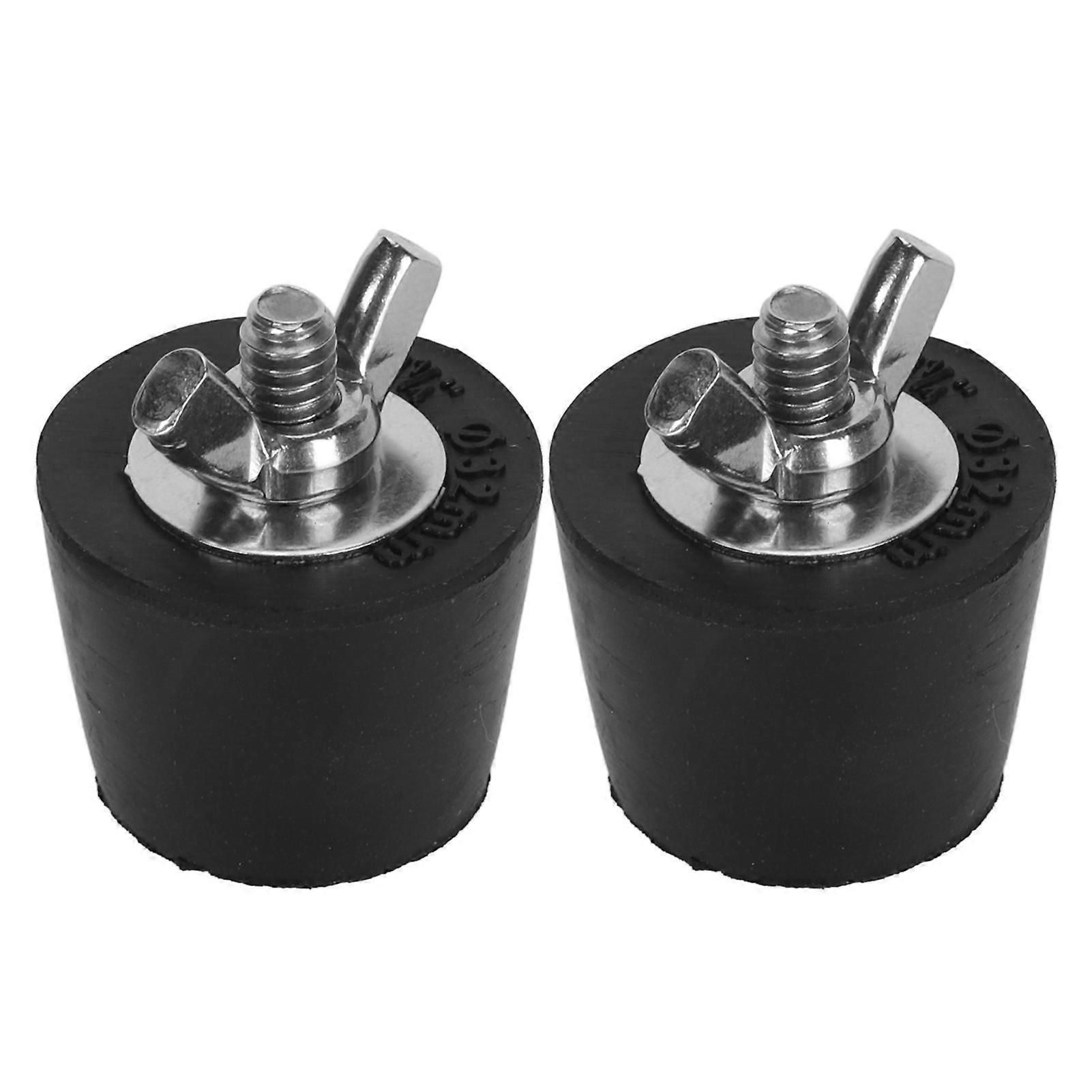 Aespa 2PCS Pool Winterizing Plug Rubber Stainless Steel Pool Winter Expansion Plugs For Swimming Pool Pipework Winter Fittings 32mm/1.3in