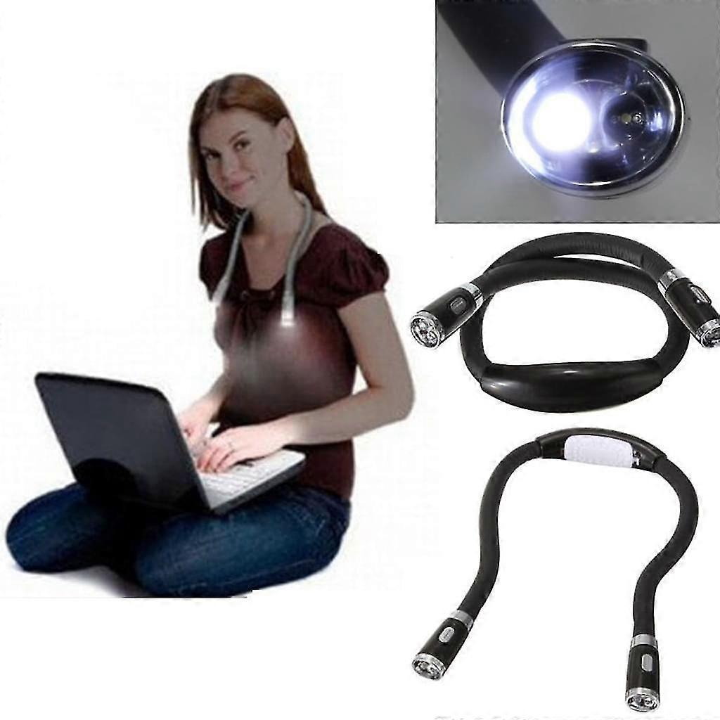 Augro Neck Lamp Led Reading Lamp Book Lamp, Portable And Flexible